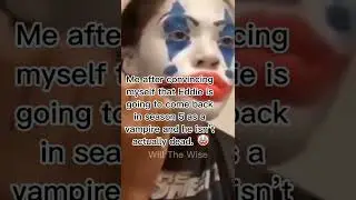 I’m always clowning myself #strangerthings #milliebobbybrown clown music | Eddie Munson vampire