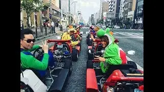 Real Life Mario Kart in Tokyo streets!