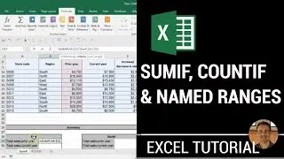 Excel Tutorial -  SUMIF & Named Ranges