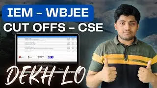 IEM - UEM WBJEE 2025 Cut Offs