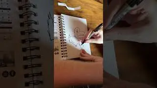Trent did random requests related to Kansas last night at a live event! #autisticartist