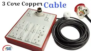 4 Socket 5 switch 1 Fuse 1 Holder Extension Board   कैसे बनाये || Sinha Electricals
