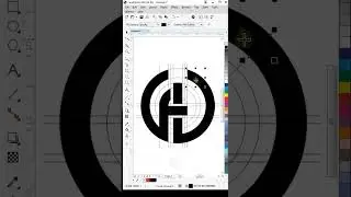 Letter IF Logo Design in Coreldraw #shortvideo #short