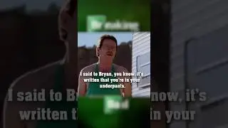 BRYAN CRANSTON being TOO comfortable on BREAKING BAD