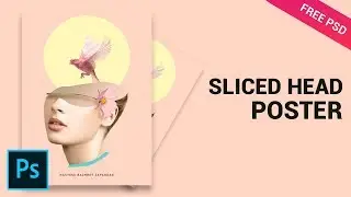 Flower Bird Sliced Head ala Magdiel Lopez - Tutorial Photoshop CC 2019