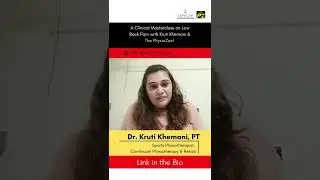 CLINICAL MASTERCLASS ON LOWER BACK PAIN