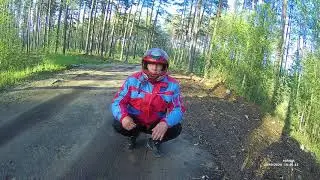 Мотоцикл Минск Д4. Проверка на его способности.