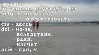 Урок 00055. Populiarūs žodžiai 2. Популярные слова 2. Уроки литовского языка.