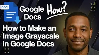 How to Make an Image Grayscale in Google Docs – Quick & Easy Filter Hack
