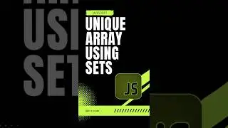 Find Uniques Number in Array using Sets 🥚| Javascript 