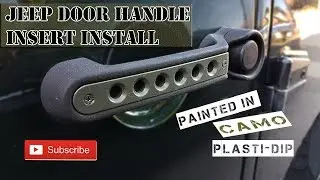 Jeep JK door handle insert Install