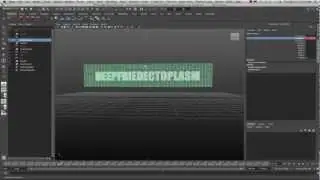 Maya 2013 Animate Text with Boolean Cutouts Tutorial by Stuart Christensen