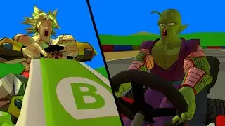 ムシケラカートにブロリー参戦！ (Piccolo kart vs. Broly kart)