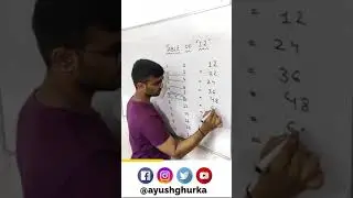 Trick to Find Table of 12 #shorts #youtube