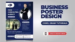 Business Poster Design | Corel Draw Tutorial