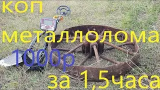 коп металлолома .коп с металлоискателем симплекс плюс.