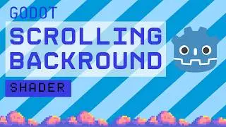 Make a Scrolling Background Effect (Godot Shader Tutorial)