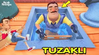 BEYNİMİZ YANDI . TUZAKLI BULMACALARI ÇÖZDÜK 😱 Hello Neighbor  The Room