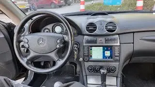 Mercedes Benz CLK W209 Mopf-Carplay Android AutoMultimedia Navigation System Einbauen Installation