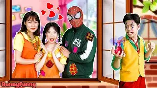 Mommy! Come home mom, don't leave me || Touching Family Story || BunnyFunny