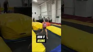 🤸‍♂️ Elevate your gymnastic twists with the way we teach twisting. #gymnast #gymnasticscoach