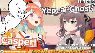 【ENG SUB】Kiara met Casper the ghost! Off Collab Matsuri x Kiara