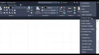 Tutorial about the Tab Bar and the Status Bar in AutoCAD 2020