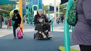 Grand opening of the world's largest inclusive playground