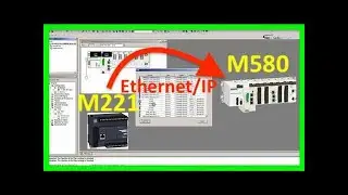 Ethernet IP communication between M580 and M221