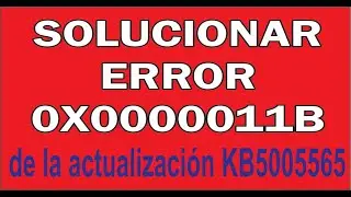 Fix error 0x0000011b in Windows 10