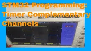 STM32 BASIC TUTORIAL: Timer Complementary output channels(GPIO pins used PA8 and PB13)
