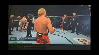 Michael Bisping reaction to Paddy the Baddy Pimblett @ UFC London