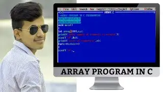 Array program in C programming