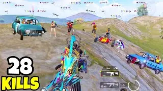 Full Server Attached Me Because I Was in Open • (28 KILLS) • BGMI Gameplay