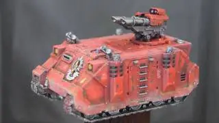 Warhammer 40k Blood angel Razorback Painted