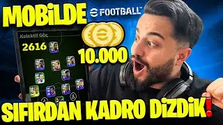 İLK DEFA eFootball MOBİLDEN OYNADIM! YENİ KADROMUZU SIFIRDAN PAKETLERLE FULLUYORUZ! eFootball Mobile
