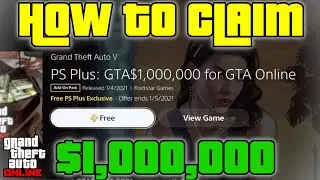 GTA 5 - How To Claim $1,000,000 Million Dollars Every Month for PS5/4