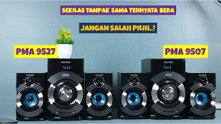 PERBEDAAN POLYTRON PMA 9527 VS PMA 9507 SAMA SAMA SPEAKER KARAOKE