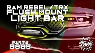 Flush LED Light Bar Installation on RAM Rebel/ TRX Front Bumper by ORACLE Lighting