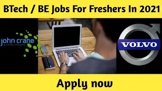 BTech/BE Jobs for Freshers in 2020|2021 Apply Now...| New Jobs For Engineering students In 2021...