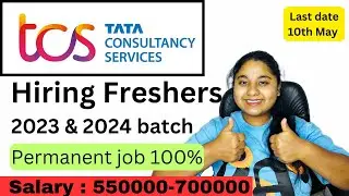 TCS MBA hiring | All freshers hiring | TCS off campus hiring | batch 2023, 2024