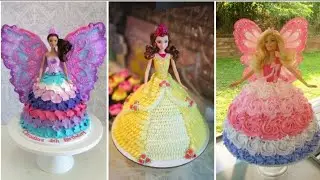 Beautiful Barbie doll Birthday Cake Designs for girls