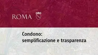Condono: semplificazione e trasparenza