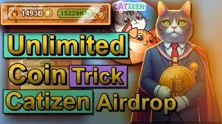 How to Earn Unlimited Coin in Catizen Airdrop Telegram Bot II Catizen Trick Video #catizen #airdrop