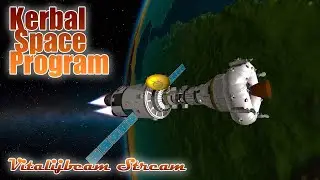 KSP #9 - полностью возвращаемый заправщик на 40т топлива и полет к Минмусу за очередным кербалом.