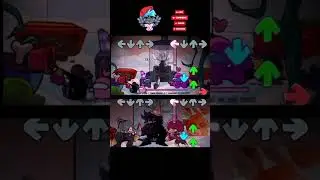 FNF Meme | | Among Us Pink | Black Imposter V4 | #shorts