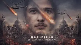 Action Movie poster design photoshop effect | photoshop tutorial cc