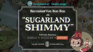 Cuphead Peashooter Expert Challenge -  Baroness Von Bon Bon