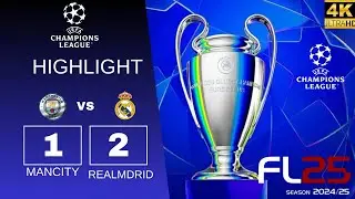 MANCITY - REAL MARID| CHAMPIONS LEAGUE | PL 1IFOOTBALL LIFE 25 | PC I 4K 60FPS #mancity #realmadrid