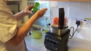 Making carrot soup in the Ninja blender. Crazy Chef, Ninja cooking.